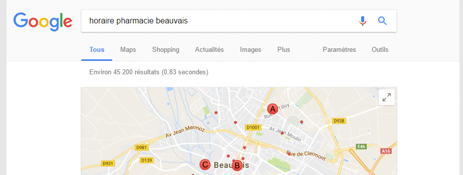 mot clef recherche google