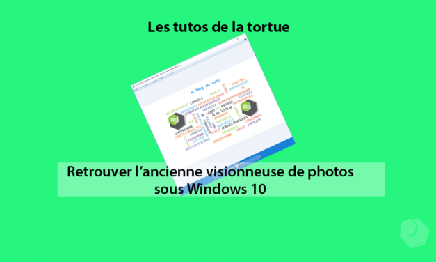 Comment réactiver la visionneuse de photos sous Windows 10