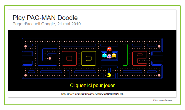 loisir et jeu avec le moteur de réponse comme Pacman