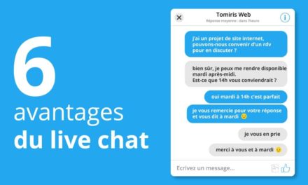 6 avantages à installer un live chat sur son site internet